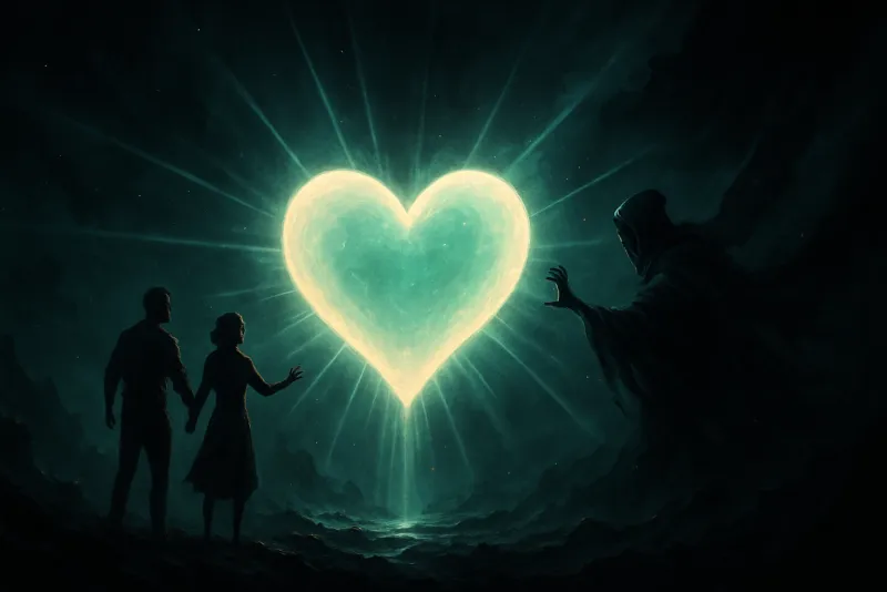 Illustration of the Love Conquers All trope