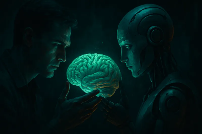 Illustration of the What Makes Us Human? trope