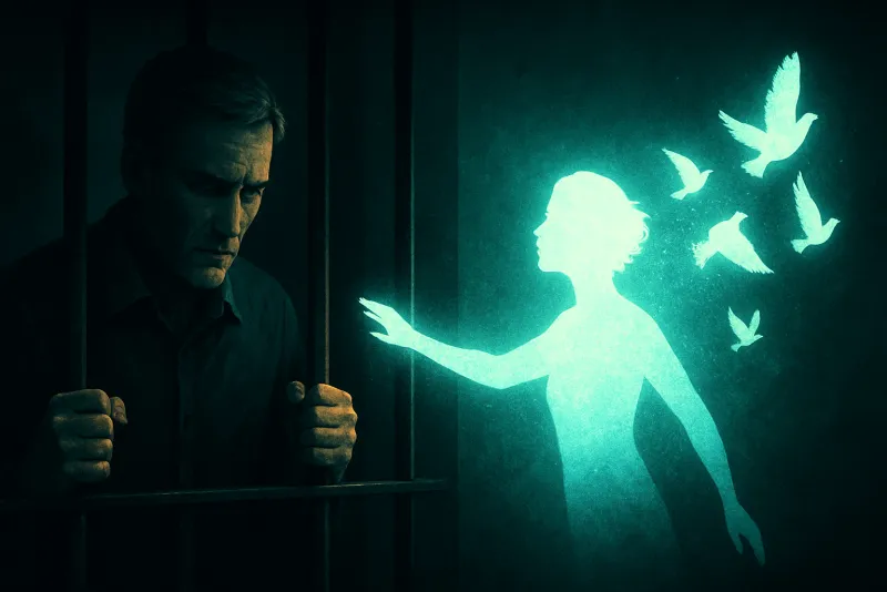 Illustration of the Forgiveness Sets You Free trope