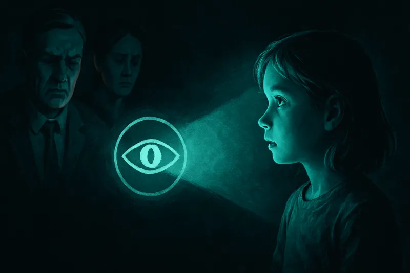 Illustration of the Kids See the Truth trope